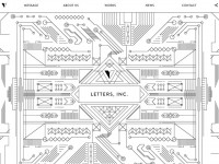 LETTERS, INC.のWebデザイン