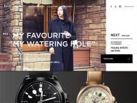 PAUL SMITH WATCHのWebデザイン